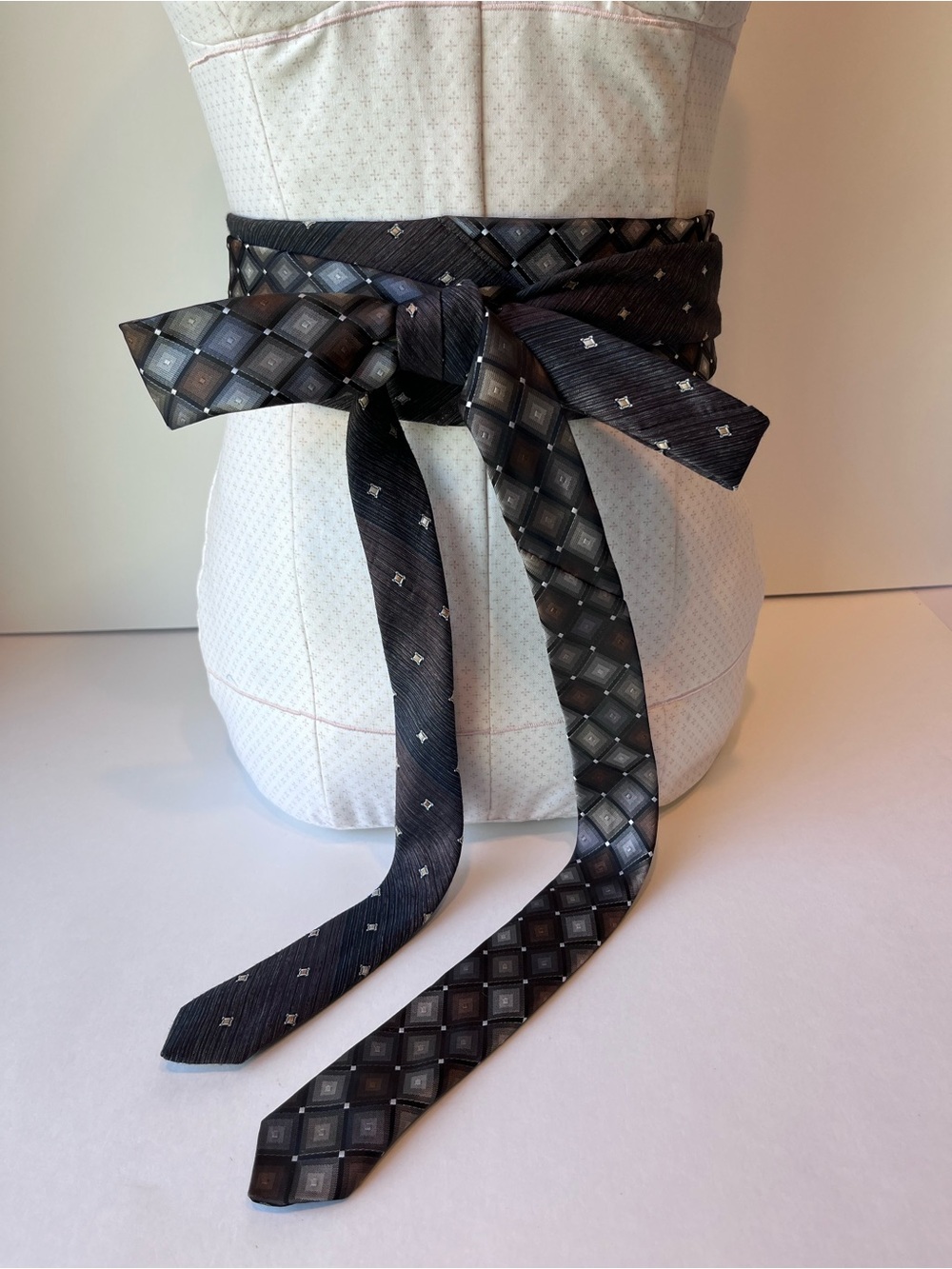 Upcycled Obi Belt Men’s Tie